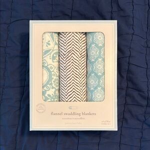 Pottery Barn Kids Cotton Swaddling Blankets